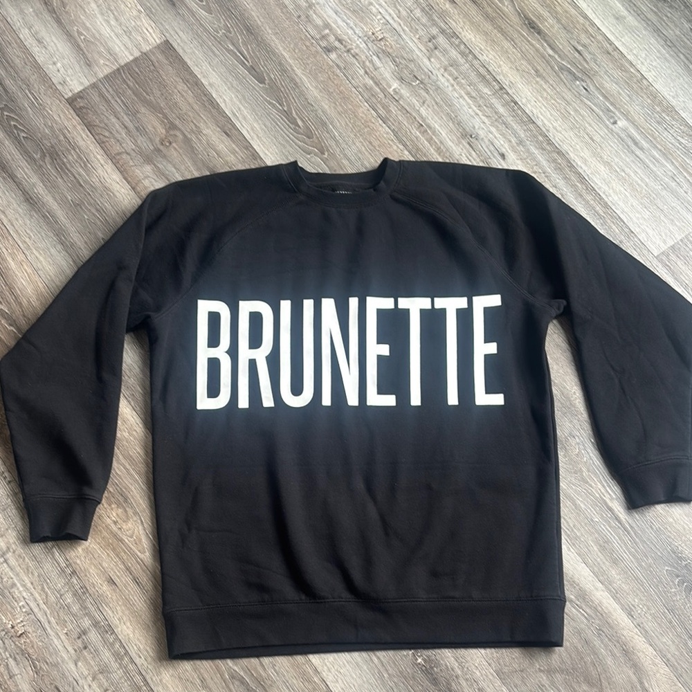 Brunette the Label Black Oversized Sweater